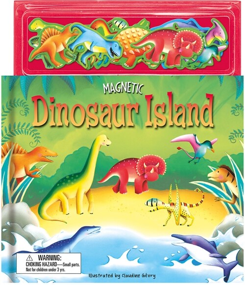 Magnetic Dinosaur Island (Hardcover)