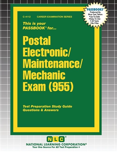 Postal Electronic/Maintenance/Mechanic Examination (955) (Paperback)