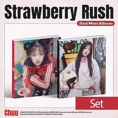 [SET] 츄(CHUU) - 미니 2집 Strawberry Rush [버전 2종 세트]