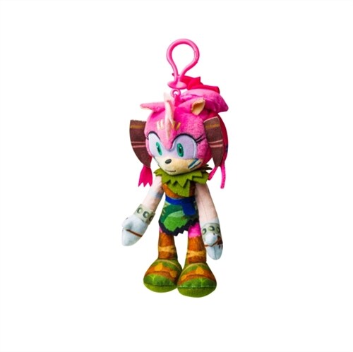 Sonic Prime Clip-On Amy Rose Plush Toy (Paperback)