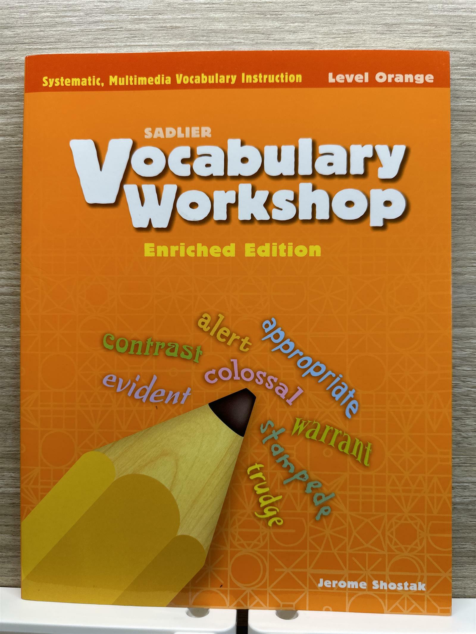 [중고] Vocabulary Workshop Levle Orange (Paperback, Enriched Edition)