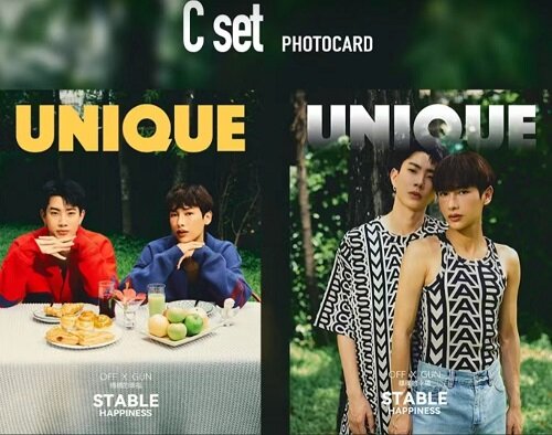 [C형] UNIQUE (중국) : Stable Happiness Off X Gun (A형 잡지 + B형 잡지 + 포토카드 6장)