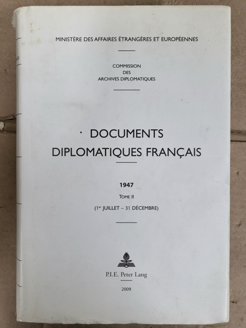 [중고] Documents Diplomatiques Fran?is: 1947 - Tome II (1er Juillet - 31 D?embre) (Hardcover)