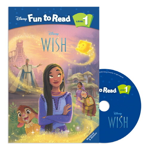 Disney Fun to Read Set 1-38 : Wish (위시) (Paperback  + Audio CD)