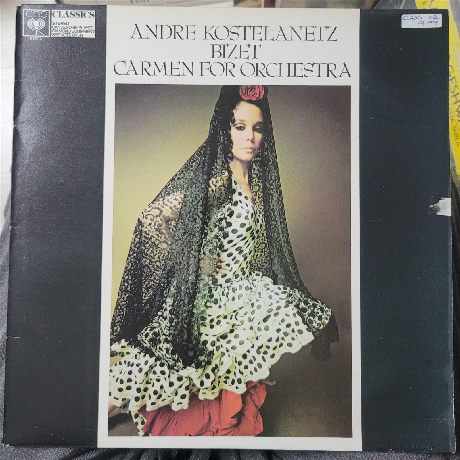 [중고] [수입][LP] 코스텔라네츠 (Andre Kostelanetz) – Bizet (Carmen For Orchestra)