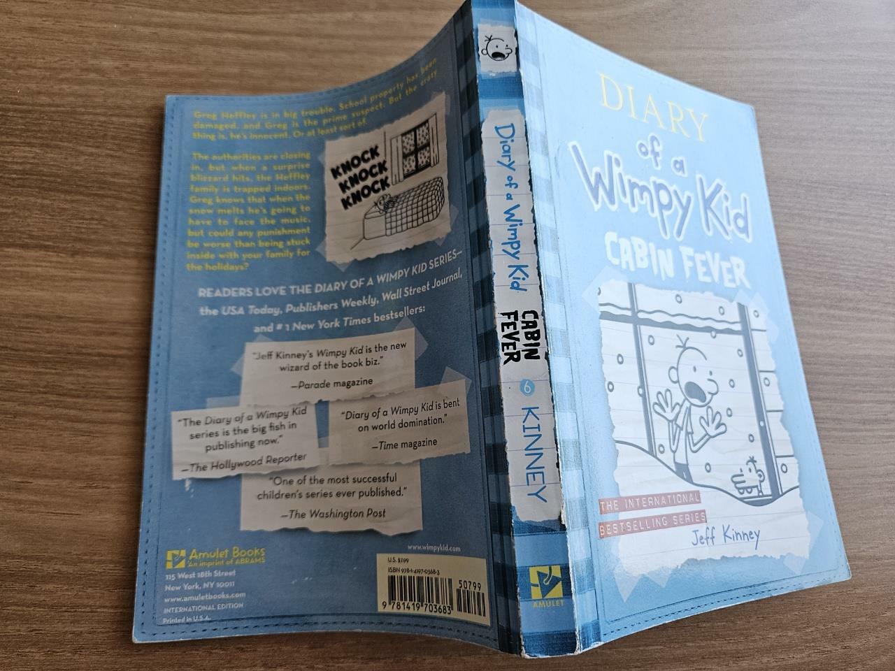 [중고] Diary of a Wimpy Kid #6 : Cabin Fever (Paperback)