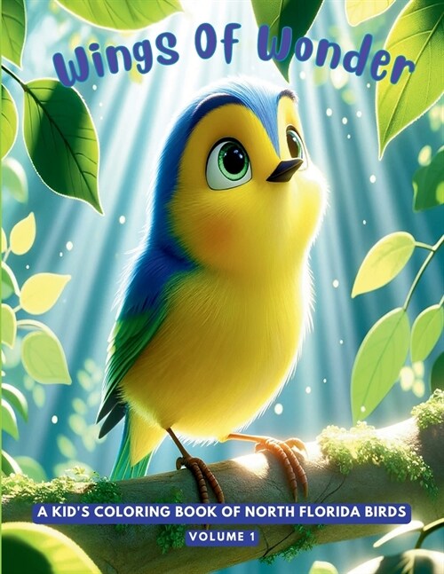 Wings of Wonder: A Kids Coloring Book of North Florida Birds (Paperback)