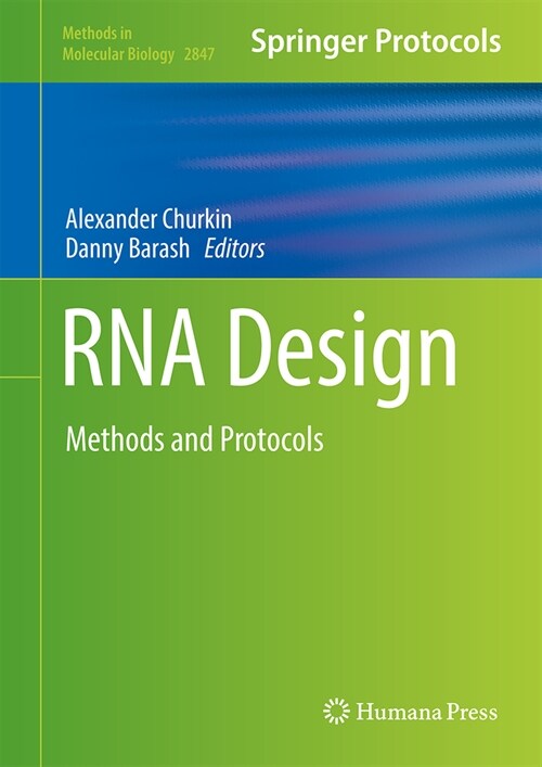 RNA Design: Methods and Protocols (Hardcover, 2024)