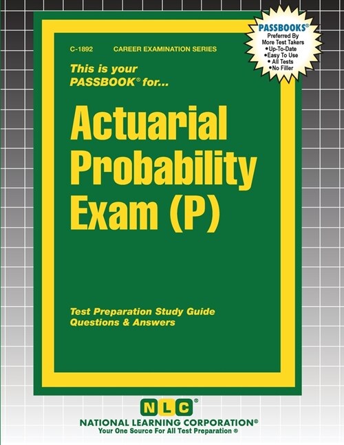 Actuarial Probability Exam (P) (Paperback)