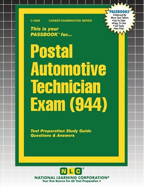 Postal Automotive Technician Exam (944) (Paperback)