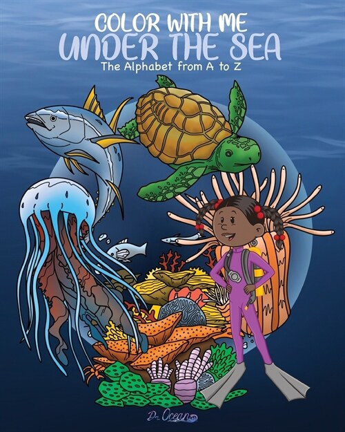 Color With Me Under the Sea: The Alphabet from A to Z (Paperback)