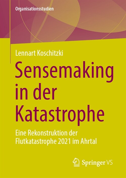 Sensemaking in Der Katastrophe: Eine Rekonstruktion Der Flutkatastrophe 2021 Im Ahrtal (Paperback, 2024)