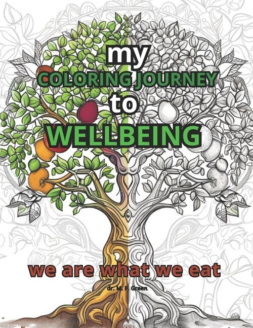 Art of Wellbeing: A Coloring Book for Adults: Visual guide with coloring images and brief messages to educate the subconscious towards a (Paperback)