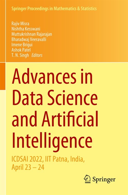 Advances in Data Science and Artificial Intelligence: Icdsai 2022, Iit Patna, India, April 23 - 24 (Paperback, 2023)