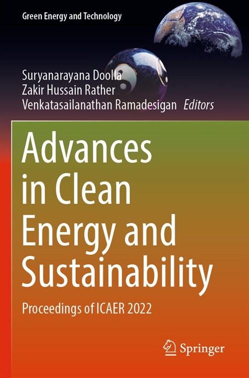 Advances in Clean Energy and Sustainability: Proceedings of Icaer 2022 (Paperback, 2023)