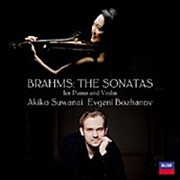 [수입] 아키코 스와나이 (Akiko Suwanai) - 브람스: 바이올린 소나타 1-3번 (Brahms: Violin Sonatas) (Ltd)(SACD Hybrid)(일본반)