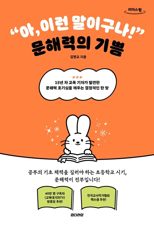 [큰글자도서] “아, 이런 말이구나!” 문해력의 기쁨