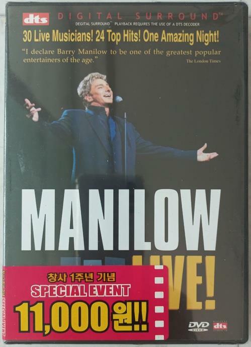 [중고] Barry Manilow - Manilow Live!