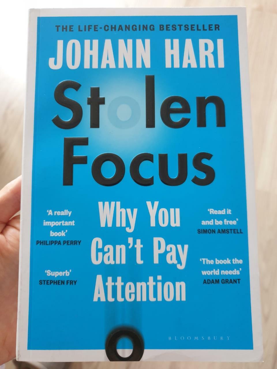 [중고] Stolen Focus : Why You Can‘t Pay Attention (Paperback)