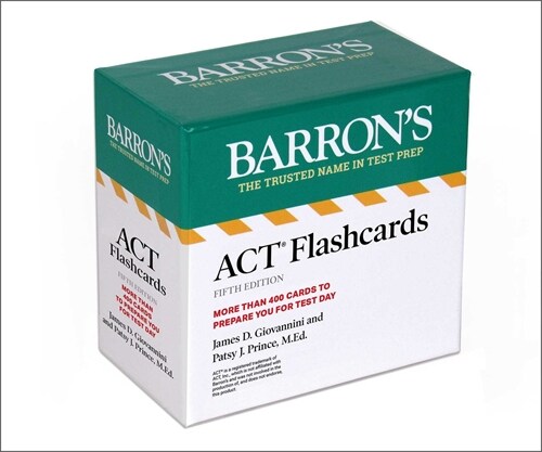 ACT Flashcards, Fifth Edition: Up-to-Date Review (Cards, Fifth Edition)