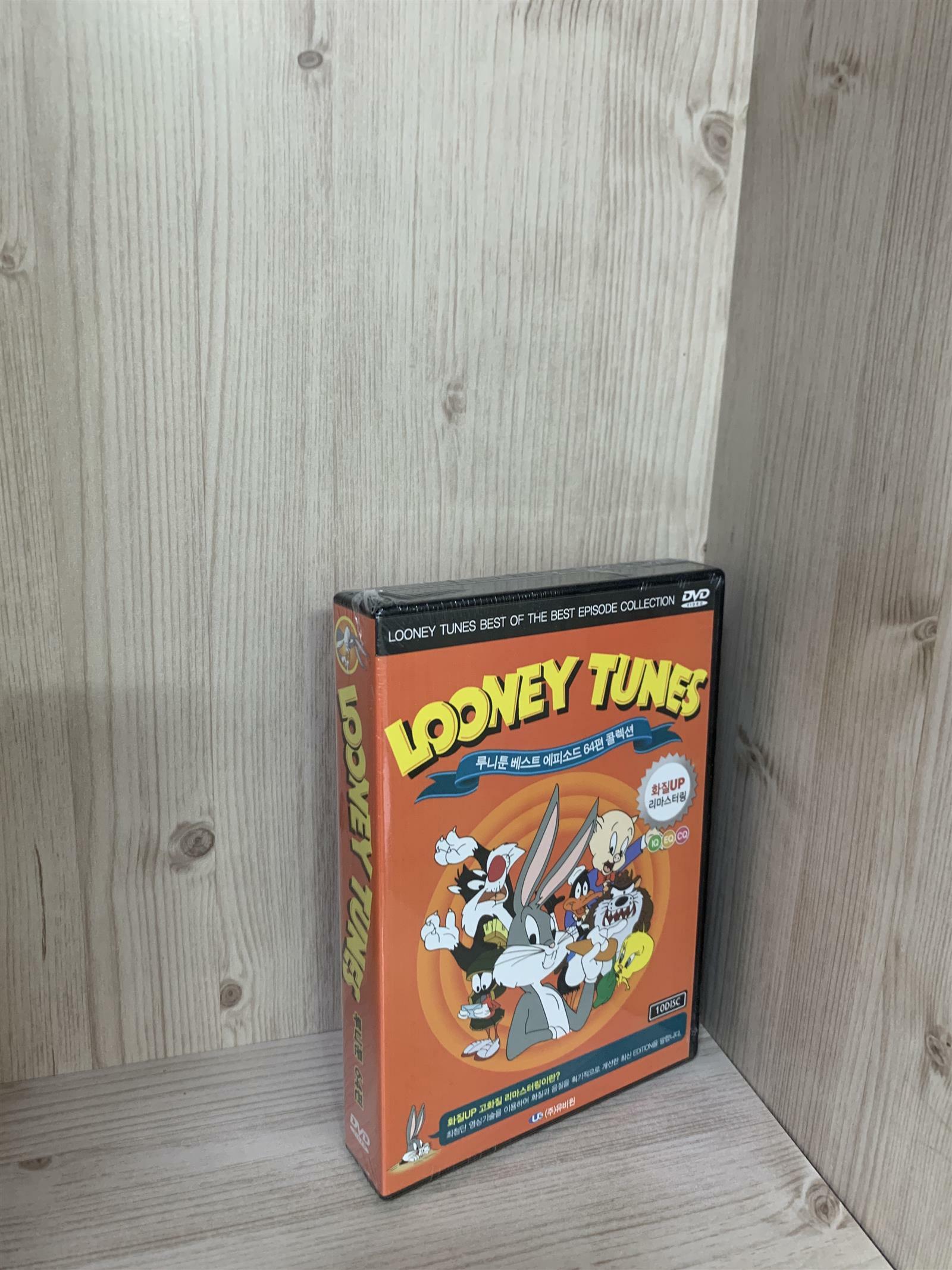 [중고] Looney Tunes 루니툰 베스트 에피소드 64편 콜렉션 DVD 10장