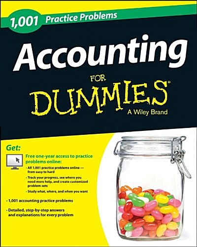 Accounting: 1,001 Practice Problems for Dummies (Paperback)