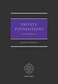 Private Foundations : Law and Practice (Hardcover)