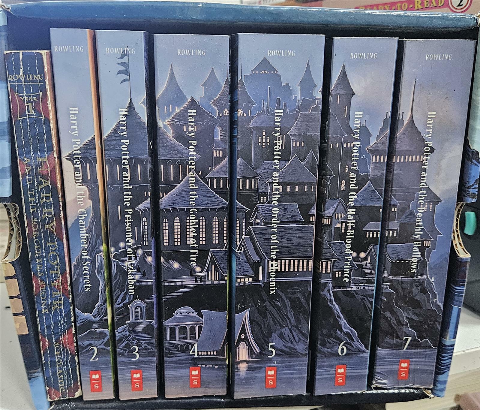 [중고] Harry Potter #1-7 Box Set (Paperback 7권, Special Edition, 미국판)