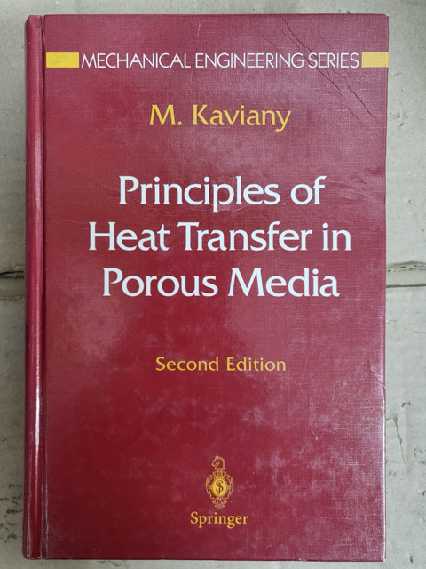 [중고] Principles of Heat Transfer in Porous Media (Hardcover, 2, 1995. Corr. 2nd)