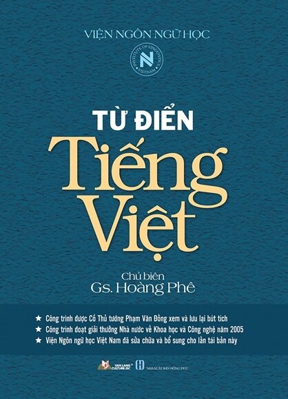 Tu Dien Tieng Viet (GS. Hoang Phe)