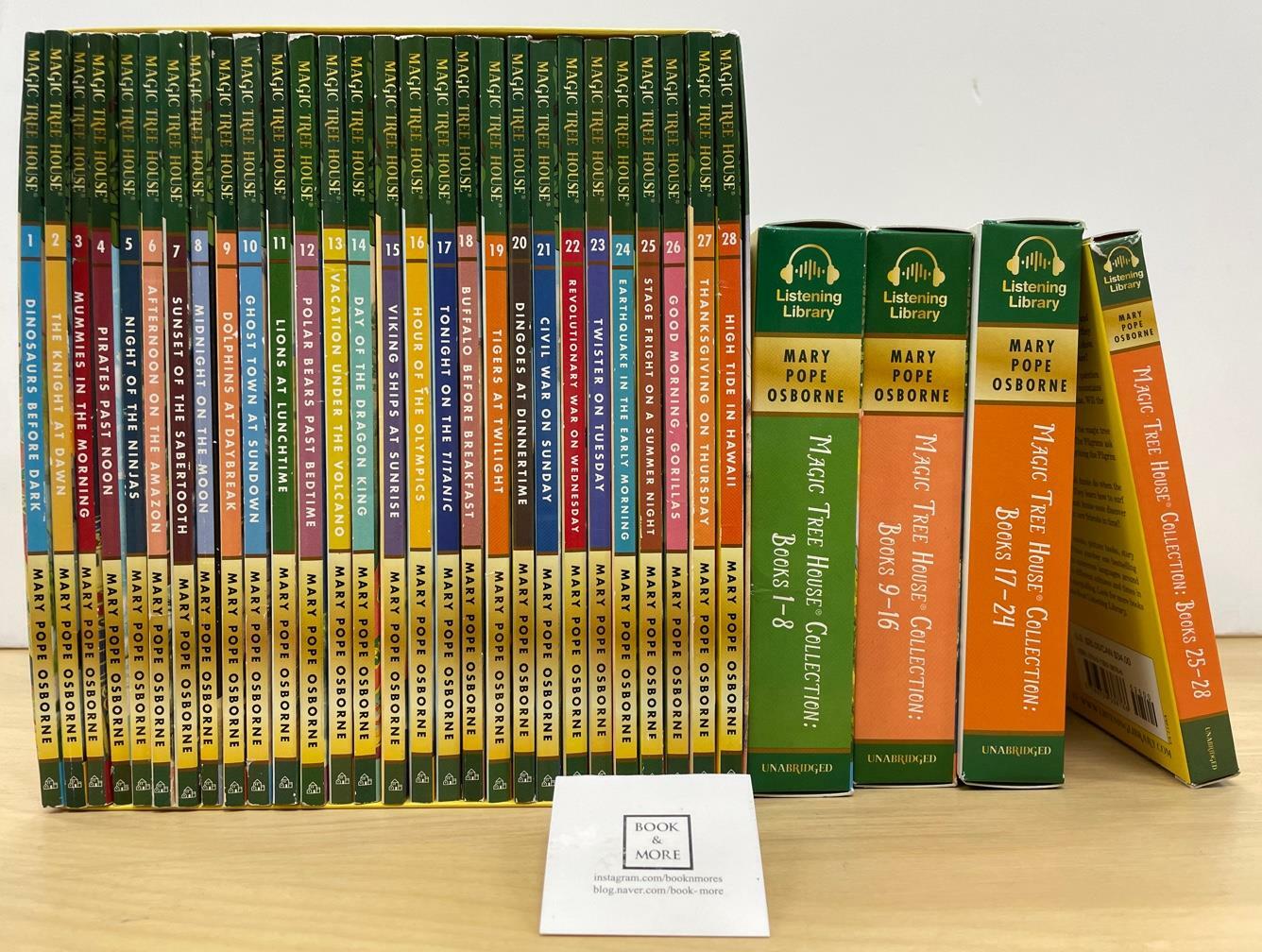 [중고] Magic Tree House #1~28 Book + CD + Wordbook Full Set (Papaerback + CD)