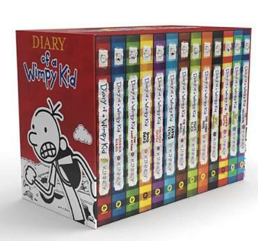 [중고] Diary of a Wimpy Kid Collection 13 Books Set by Jeff Kinney The Getaway, Double Down