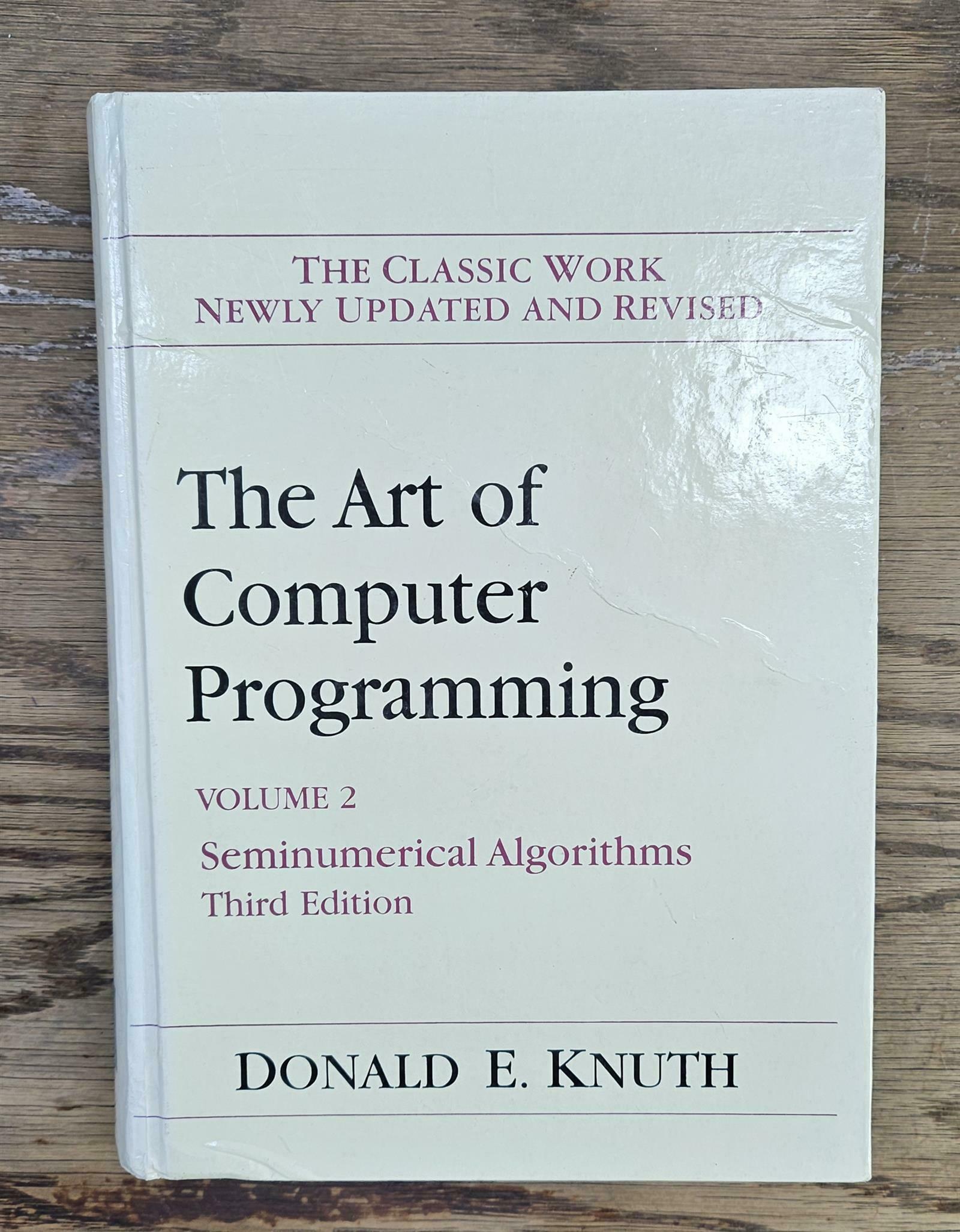 [중고] The Art of Computer Programming: Seminumerical Algorithms, Volume 2 (Hardcover, 3, Revised)
