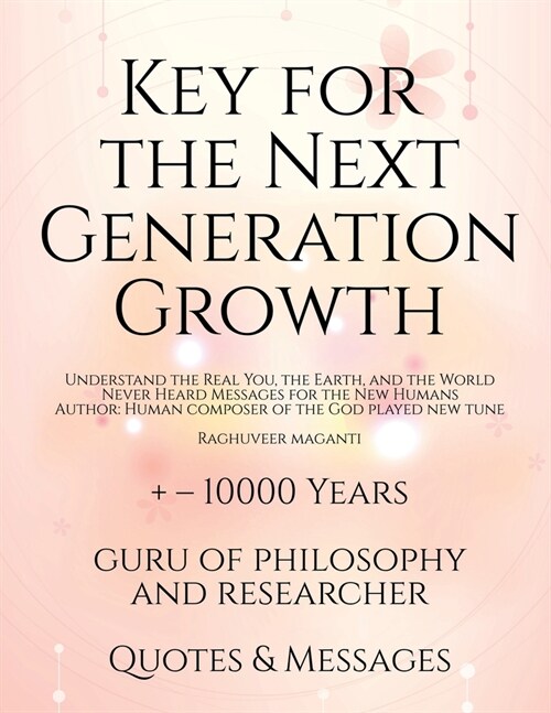 Key for the Next Generation Growth (Paperback)