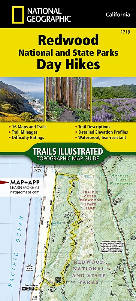 Redwood National and State Parks Day Hikes Map (Other, 2024)