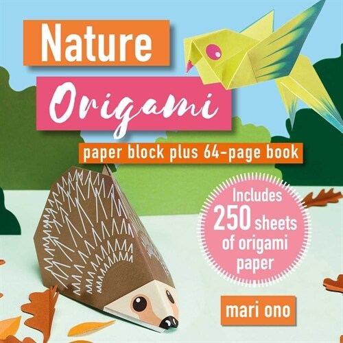 Nature Origami : Paper Block Plus 64-Page Book (Paperback)