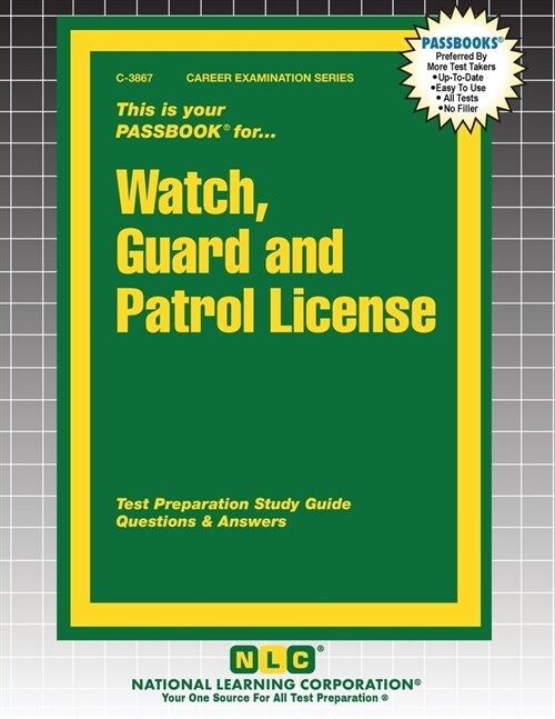 Watch, Guard and Patrol License (Paperback)
