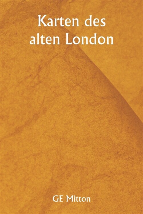 Karten des alten London (Paperback)