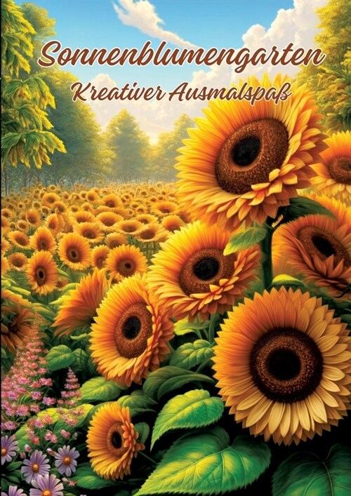 Sonnenblumengarten: Kreativer Ausmalspa? (Paperback)