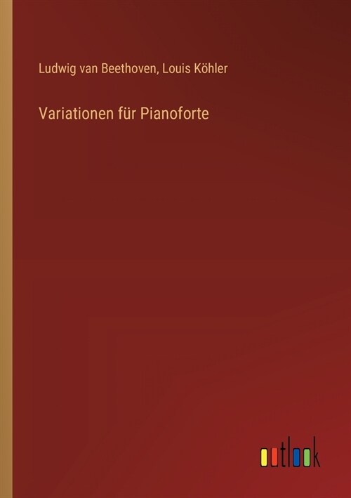 Variationen f? Pianoforte (Paperback)