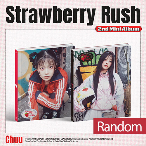 (사인회 응모_FAN SIGN EVENT) 츄(CHUU) - 미니 2집 Strawberry Rush [버전 2종 중 랜덤발송]