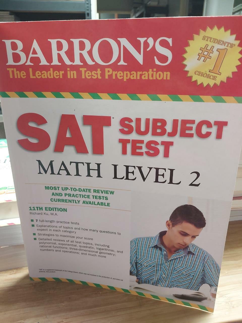 [중고] Barron‘s SAT Subject Test Math Level 2, 11th Edition (Paperback, 11, Revised)