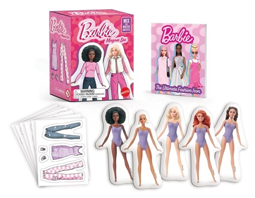 Barbie Magnet Set : Mix-and-Match Outfits! (Multiple-component retail product)