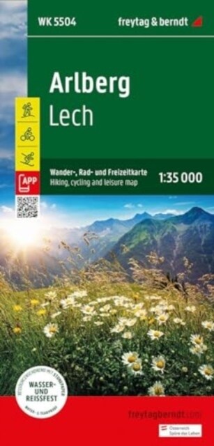 Arlberg - Lech Hiking, Cycling & Leisure Map (Sheet Map, folded)