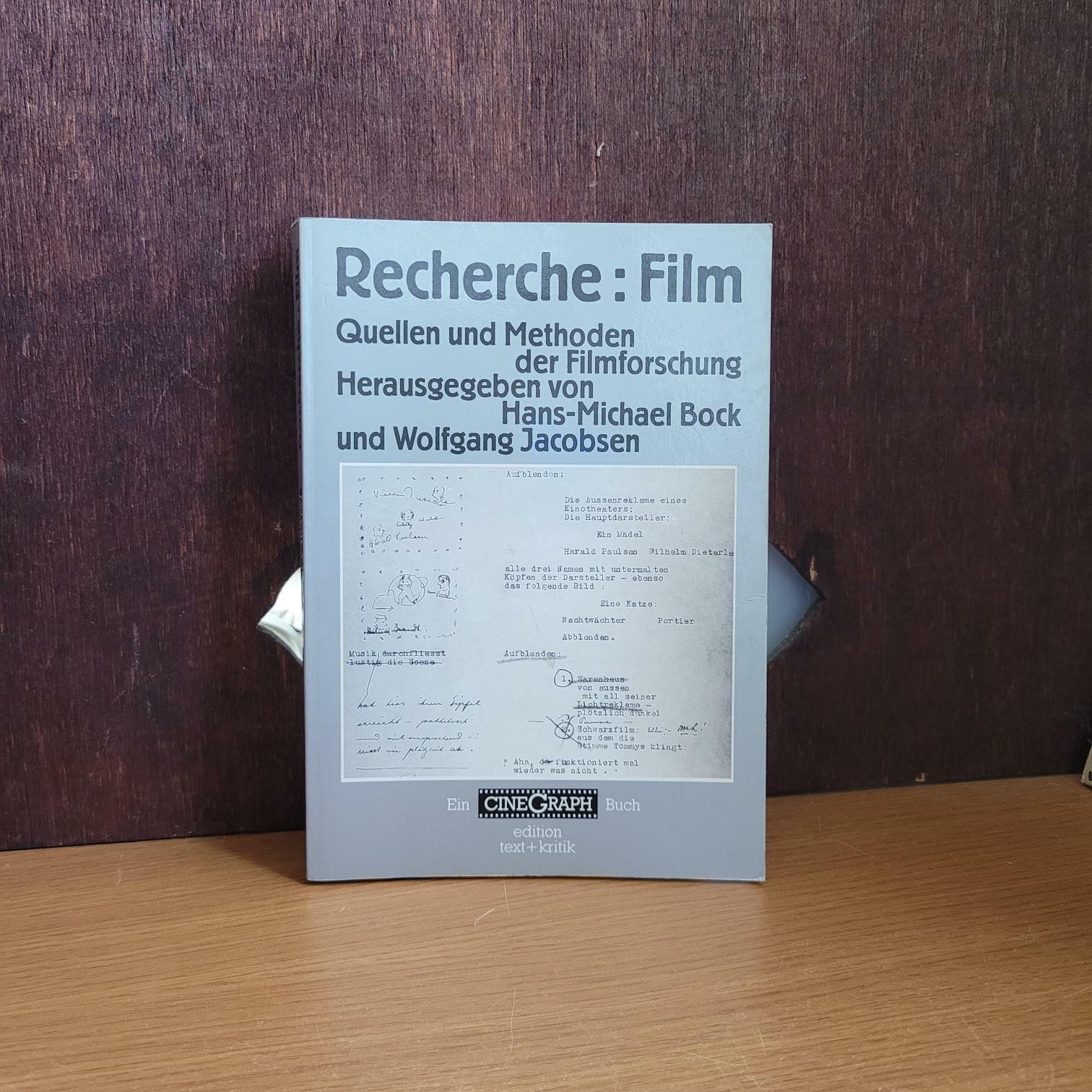 [중고] Recherche: Film Quellen und Methoden der Filmforschung [중급/실사진 참고] (paperback)
