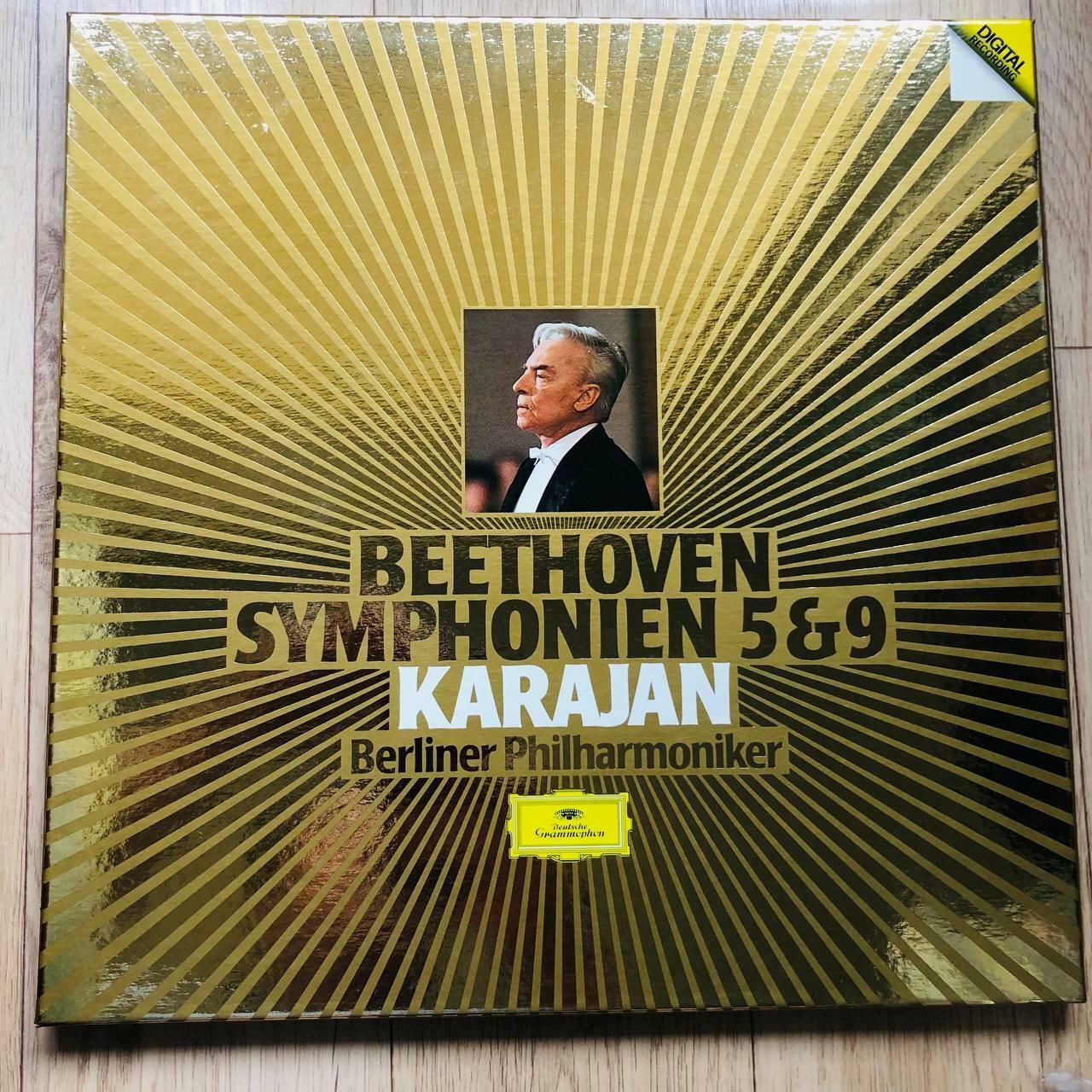 [중고] [수입 2LP BOX]  베토벤 : 교향곡 5번&  9번 :  카라얀 (Herbert Von Karajan)