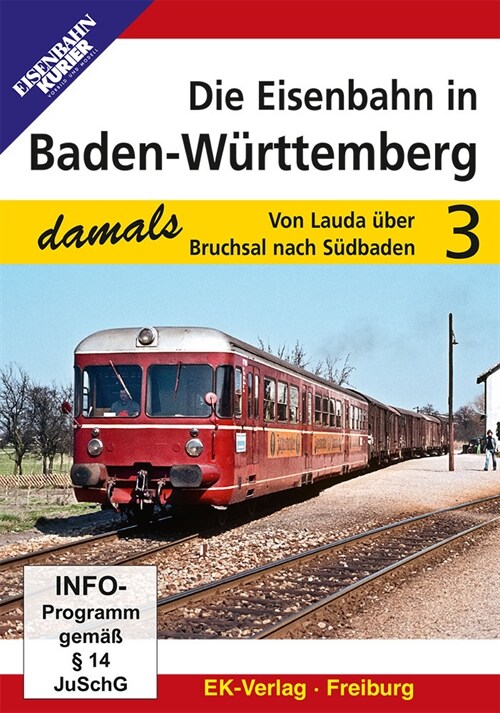 Die Eisenbahn in Baden-Wurttemberg. Tl.3, 1 DVD (DVD Video)