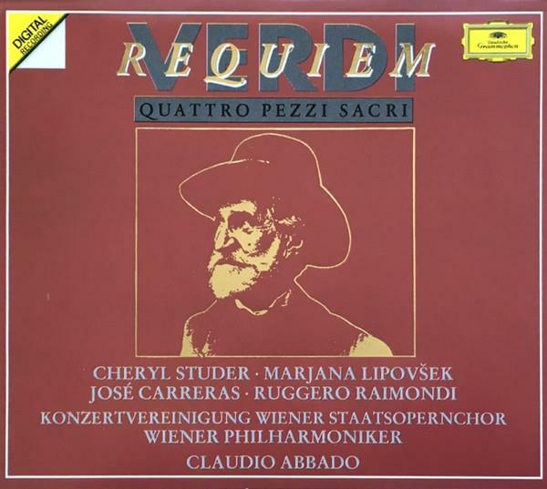 [중고] [수입 2CD] Verdi Requiem, Quattro Pezzi Sacri - Wiener Philharmoniker /Claudio Abbado, Cheryl Studer 