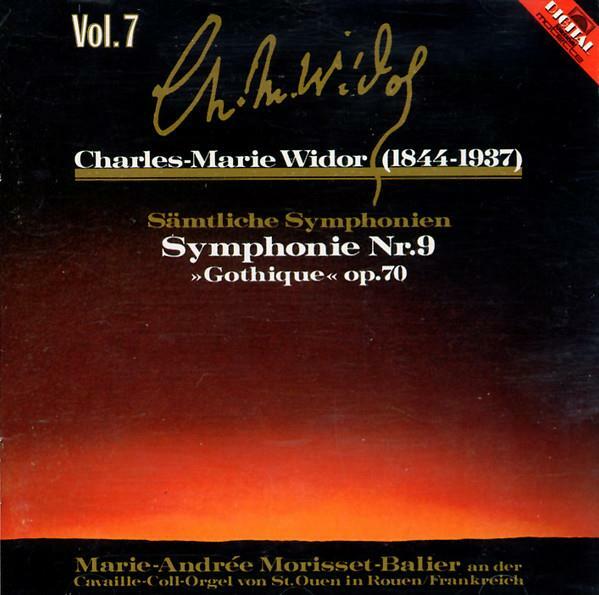 [중고] Charles-Marie Widor / Sämtliche Symphonien - Symphonie Nr. 9 ‘‘Gothique‘‘ Op. 70