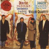 [중고] Vogler Quartett / Debussy, Janacek, Shostakovich : String Quartet (수입/09026618162)